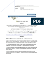 Decreto 1140 2003 - Presidencia de La República