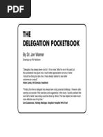 Delegation Pocket Book