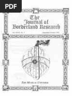 Journal of Borderland Research - Vol XLVII, No 5, September-October 1991