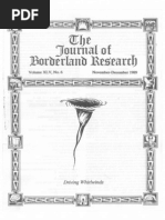 Journal of Borderland Research - Vol XLV, No 6, November-December 1989