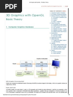 3D Graphics With OpenGL - The Basic Theory