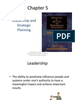 Chapter 5 Leadership and Strategic Planning