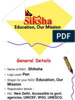 Sample NGO Business Plan - Siksha