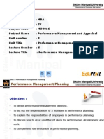 PMA Unit 5 Performance Management Planning PPT Final