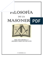 Filosofía de La Masonería (Mons. León Meurin)