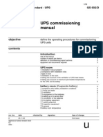 MGE UPS Comissioning Guide