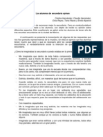 Los Alumnos de Sec Opinan PDF