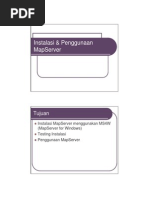 Instalasi & Penggunaan Dan Cara Menginstal MapServer PDF
