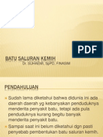 Batu Saluran Kemih: Dr. Suhaemi, SPPD, Finasim