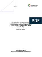 Lineamientos de Operacion Del Taps y Cuidadoras de La Salud