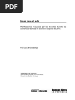 Planificaciones Asistencias Tecnicas de Expresion Corporal 2010 PDF