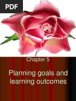 Planning Goals and Learning Outcomes