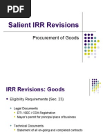 Revised IRR RA 9184 (Goods)