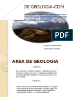 Actividades Que Se Desarrollan en El Area de Geologia