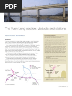 Long Viaduct Spans Across The Kam Tin River.