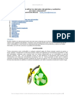 A Puedo Dejar Utilizar Derivados Del Petroleo y Sustituirlos Otros Compuestos