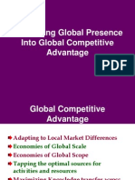 Converting Global Presence Into Global Competitive Advantage