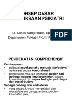 Konsep Dasar Pemeriksaan Psikiatri