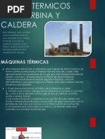 Ciclos Termicos Con Turbina y Caldera