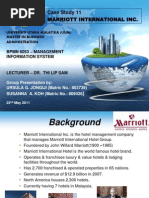 Case Study 11 Marriott International Inc.: BPMN 6053 - Management Information System