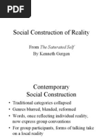 Social Construction of Reality