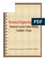 Structural Engineering Design: Reinforced Concrete Framed Buildings Continuity + Frames Continuity + Frames