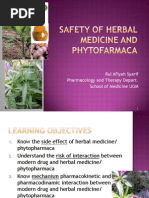 12 Safety of Herbal Medicine - DR Rul