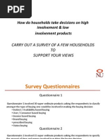 How Do Households Take Decisions On High Involvement & Low Involvement Products