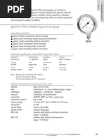 BDT4 - Glycerine Filled Crimped Bezel Pressure Gauge 2 en