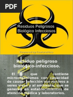 Residuos Peligrosos Biológico Infecciosos (RPBI)