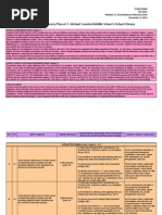 Three-Year Advocacy Plan of J. Michael Lunsford Middle School's School Library