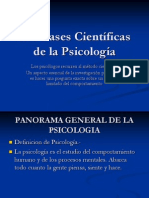 Bases Cientificas Psicologia