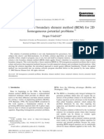 A Linear Analytical Boundary Element Method 2D