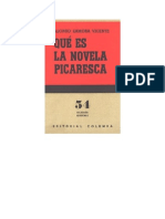 Qué Es La Novela Picaresca - Alonso Zamora Vicente