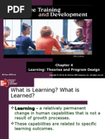 Learning Theories and Program Design