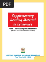 Supplementary Reading Material in Economics: Part B: Introductory Macroeconomics