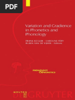 Variation & Gradience in Phonetics N Phonology-Kugler, Fery, Vijver PDF