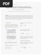 OF Velocity OF Thermal by Use of Temperature: The Estimation Vertical Water Profile