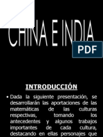 Matematicas China e India