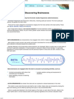 Discovering Brainwaves - Beta, Alpha, Theta and Delta