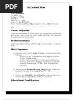 Sunil Rakhecha CV