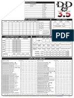 Scheda D&D 3.5 A4 Normale