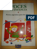 Voces de La Infancia, Poesía Argentina para Los Chicos - Ed. Colihue, 2007