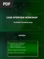 BCG Workshop