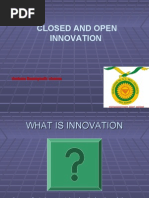 Open and Closed Innovation