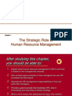 The Strategic Role of Human Resource Management