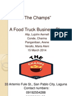 "The Champs" A Food Truck Business Plan