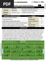 Posesión Posicional, Salida de Balón de Centrales.