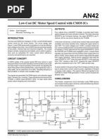 AN042 - Low-Cost DC Motor Speed Control With CMOS ICs PDF