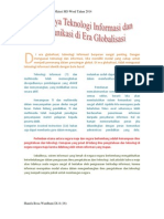 Pentingnya Teknologi Informasi Dan Komunikasi Di Era Globalisasi11